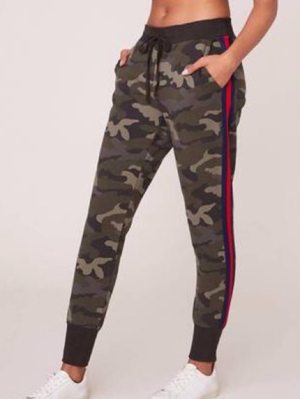 BB Dakota Women’s Leg Room Camo Side-Stripe Joggers Size X-Small